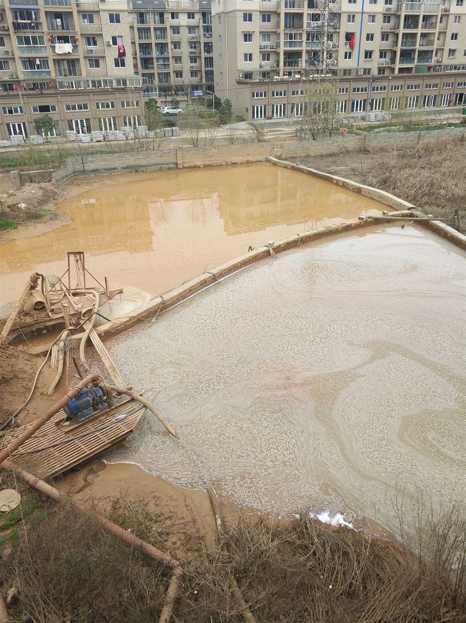 松桃沉淀池淤泥清理-厂区废水池淤泥清淤
